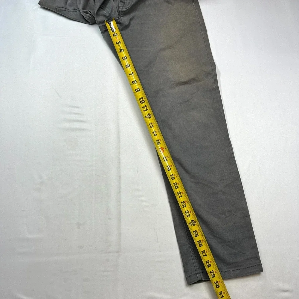 Victorious Jeans Mens Size 32x30 Gray Denim Cotton Blend Straight‎ Stretch